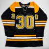 imageAutographedSigned Tim Thomas Boston Black Hockey Jersey JSA COA