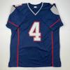 imageFacsimile Autographed Adam Vinatieri New England Blue Reprint Laser Auto Football Jersey Size Mens XL