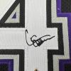 imageFacsimile Autographed Chris Webber Sacramento Black Reprint Laser Auto Basketball Jersey Size Mens XL