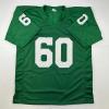 imageFacsimile Autographed Chuck Bednarik Philadelphia Kelly Green Reprint Laser Auto Football Jersey Size Mens XL