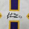 imageFacsimile Autographed Cris Carter Minnesota Purple Reprint Laser Auto Football Jersey Size Mens XL