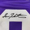 imageFacsimile Autographed Fran Tarkenton Minnesota Purple Reprint Laser Auto Football Jersey Size Mens XL
