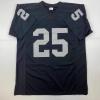 imageFacsimile Autographed Fred Biletnikoff Oakland Las Vegas Black Reprint Laser Auto Football Jersey Size Mens XL