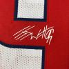 imageFacsimile Autographed JJ JJ Watt Houston White Reprint Laser Auto Football Jersey Size Mens XL