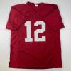 imageFacsimile Autographed Joe Namath Alabama Red Reprint Laser Auto College Football Jersey Size Mens XL