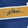 imageFacsimile Autographed Kurt Warner St Louis Navy Blue Reprint Laser Auto Football Jersey Size Mens XL