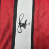 imageFacsimile Autographed Larry Fitzgerald Arizona Red Reprint Laser Auto Football Jersey Size Mens XL