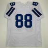 imageFacsimile Autographed Michael Irvin Dallas White Reprint Laser Auto Football Jersey Size Mens XL