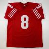 imageFacsimile Autographed Steve Young San Francisco Red Reprint Laser Auto Football Jersey Size Mens XL