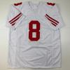 imageFacsimile Autographed Steve Young San Francisco White Reprint Laser Auto Football Jersey Size Mens XL