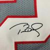 imageFacsimile Autographed Tom Brady Tampa Bay Pewter Grey Reprint Laser Auto Football Jersey Size Mens XL