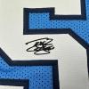 imageFacsimile Autographed Tyler Hansbrough UNC North Carolina Blue Reprint Laser Auto College Basketball Jersey Size Mens XL