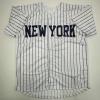 imageFacsimile Autographed Yogi Berra New York Pinstripe Reprint Laser Auto Baseball Jersey Size Mens XL