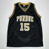 imageFacsimile Autographed Zach Edey Purdue Black Reprint Laser Auto College Basketball Jersey Size Mens XL