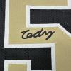 imageFacsimile Autographed Zach Edey Purdue Black Reprint Laser Auto College Basketball Jersey Size Mens XL