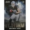 image2024 Panini Absolute Brock Bowers BSBBS By Storm Las Vegas Raiders Rookie RC Football Card