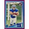 image2025 Panini Donruss Cam Skattebo 302 Purple Press Proof New York Giants Rookie RC Football Card