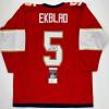 imageAutographedSigned Aaron Ekblad Florida Red Hockey Jersey JSA COA