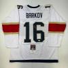 imageAutographedSigned Aleksander Barkov Florida White Hockey Jersey JSA COA