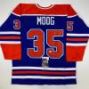 imageAutographedSigned Andy Moog Edmonton Blue Hockey Jersey JSA COA