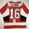 imageAutographedSigned Bob Bobby Clarke Philadelphia Orange Hockey Jersey JSA COA