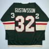 imageAutographedSigned Filip Gustavsson Minnesota Green Hockey Jersey JSA COA