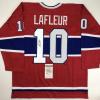 imageAutographedSigned Guy LaFleur Montreal Red Hockey Jersey JSA COA