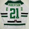 imageAutographedSigned Jason Robertson Dallas White Hockey Jersey JSA COA