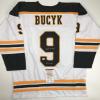 imageAutographedSigned Johnny John Bucyk HOF 1981 Boston White Hockey Jersey JSA COA