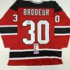imageAutographedSigned Martin Marty Brodeur New Jersey Red Hockey Jersey JSA COA
