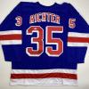 imageAutographedSigned Mike Richter New York Blue Hockey Jersey PSADNA COA