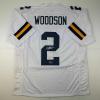 imageFacsimile Autographed Charles Woodson Michigan White Reprint Laser Auto College Football Jersey Size Mens XL