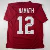 imageFacsimile Autographed Joe Namath Alabama Red Reprint Laser Auto College Football Jersey Size Mens XL