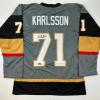 imageFacsimile Autographed William Karlsson Vegas Grey Reprint Laser Auto Hockey Jersey Size Mens XL