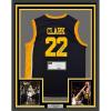 imageFramed AutographedSigned Caitlin Clark 35x39 Iowa Black Basketball Jersey Panini COA