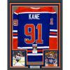imageFramed AutographedSigned Evander Kane 35x39 Edmonton Blue Hockey Jersey JSA COA