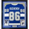 imageFramed AutographedSigned Nikita Kucherov 33x42 Tampa Bay Blue Hockey Jersey PSADNA COA