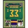 imageFramed AutographedSigned Shaun Weiss Greg Goldberg 35x39 The Mighty Ducks Green Hockey Jersey Beckett BAS COA