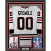 imageFramed Facsimile Autographed Chevy Chase Clark Griswold 35x39 Christmas Vacation Movie Chicago White Reprint Laser Auto Hockey Jersey
