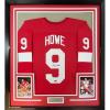 imageFramed Facsimile Autographed Gordie Howe 35x39 Detroit Red Reprint Laser Auto Hockey Jersey