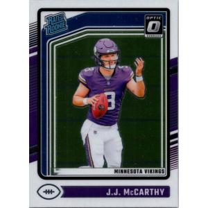 image2024 Panini Donruss Optic JJ McCarthy 235 Minnesota Vikings Rookie RC Football Card