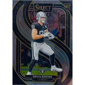 image2024 Panini Select Brock Bowers 118 Las Vegas Raiders Rookie RC Football Card
