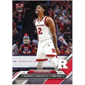 image2024 Topps Bowman U Now Dylan Harper 8 Rutgers Scarlet Knights Rookie RC Basketball Card