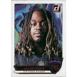 image2025 Panini Donruss Ashton Jeanty RGKAJY Rookie Gridiron Kings Las Vegas Raiders Rookie RC Football Card
