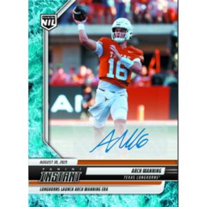 image2025 Panini Instant Arch Manning AMA Water Auto 10 Texas Longhorns Rookie RC Football Card