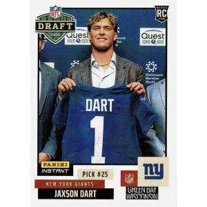 image2025 Panini Instant NFL Jaxson Dart 15 Draft Night New York Giants Rookie RC Football Card