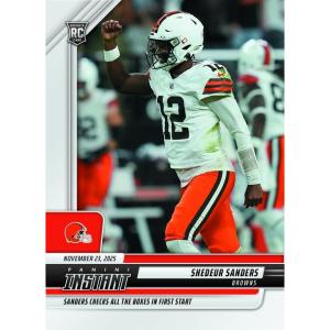 image2025 Panini Instant Shedeur Sanders 259 Sanders Checks All The Boxes in First Start Cleveland Browns Rookie RC Football Card