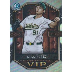 image2025 Topps Bowman Chrome Nick Kurtz VIP2 Very Important Prospects Athletics Rookie RC Baseball Card