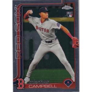 image2025 Topps Chrome Kristian Campbell 171 Boston Red Sox Rookie RC Baseball Card