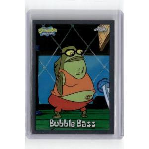 image2025 Topps Chrome SpongeBob Squarepants 25th Anniversary Bubble Bass 19 TV Show Card Near Mint